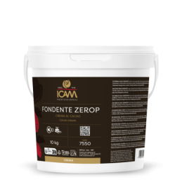 Crema spalmabile fondente basse calorie secchio kg 10 Fondentezero Icam.png