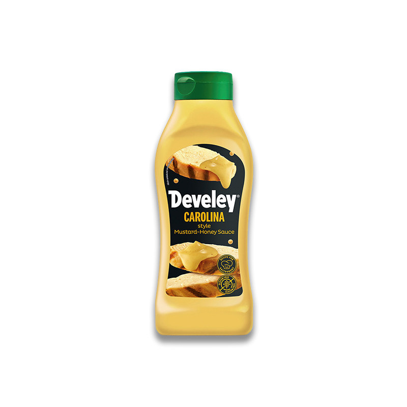 Salsa carolina senape e miele affumicata bottiglia plastica ml 875 Develey.jpg