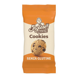 Biscotti Cookies senza glutine Monoporzione gr 30 Inglese