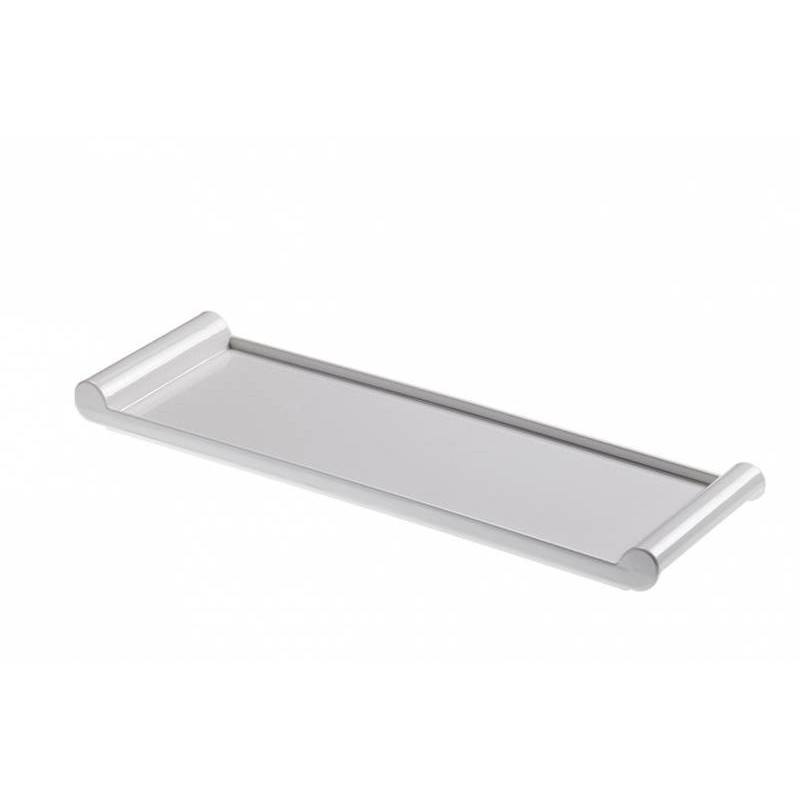 Vassoio rettangolare in melamina bianca 36x11,5x2,5cm Leone.jpg