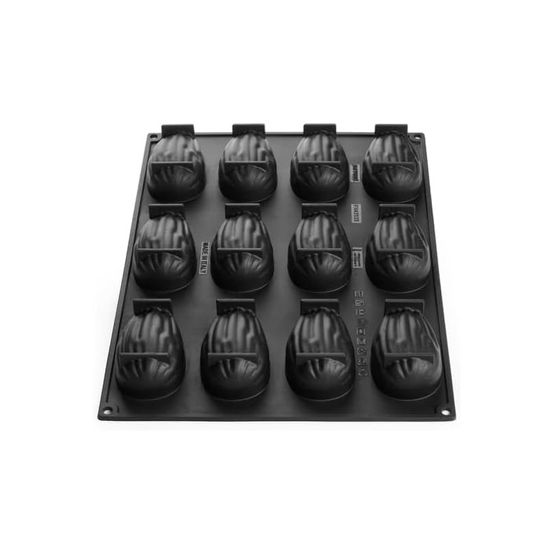 Stampo professionale di mandorla monoporzione in silicone Pavoni prin.jpg