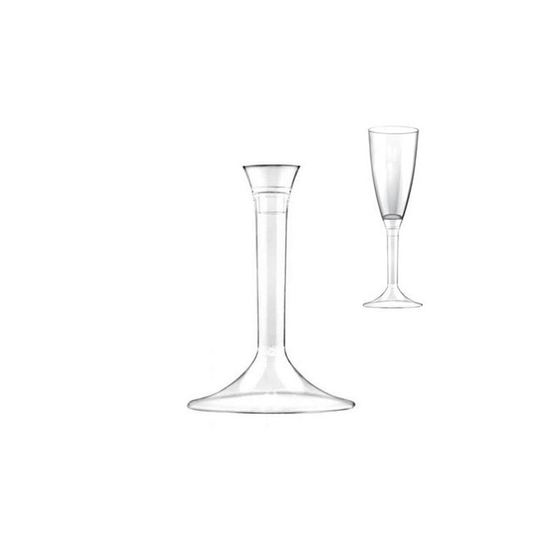 Base per calici usa e riusa colore trasparente 20 pezzi Gold Plast.jpg