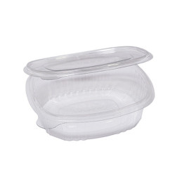 Contenitori ovali PET con coperchio incernierato G2 cc500 Cuki Professional.jpg