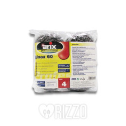 Paglietta in filo d'acciaio inox Professional Inox 60 confezione 4 pz Arix