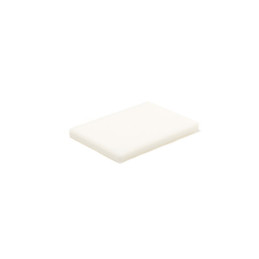 Tagliere bianco polietilene alta densità 50x30 Comas.jpg