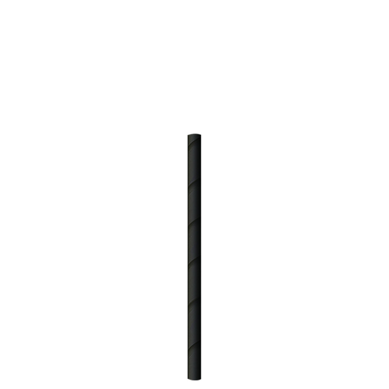 Cannuccia nera monouso carta riciclabile 13,5cm ø 7mm pezzi 200 Brenta.jpg