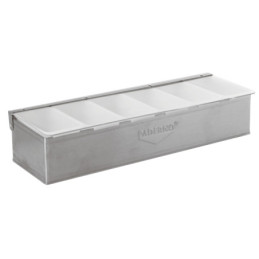 Contenitore professionale 6 scomparti inox Paderno.jpg