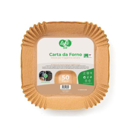 Carta da forno a stampo teglia quadrata 20x20cm pezzi 50 Lussy.jpg