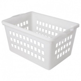 Cassa forata in polietilene bianca 100 litri Pavoni..jpg