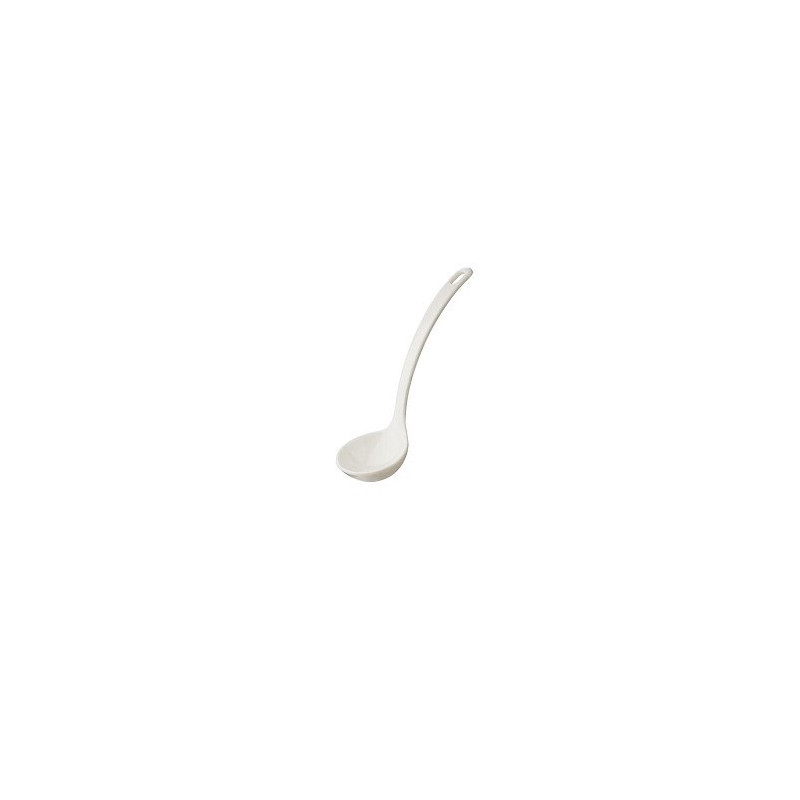 Cucchiaio melamina bianco cm.26,5 50 ml Leone.jpg