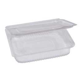 Contenitori rettangolari PET con coperchio incernierato H45 cc1200 Cuki Professional.jpg