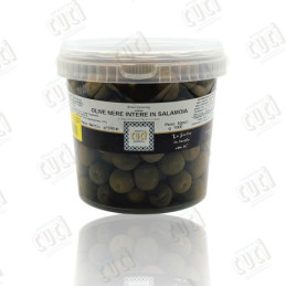 Olive nere intere nocellara del belice vaso kg 1 Pisciotta