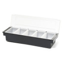 Portacondimenti 6 scomparti bar 49,2x15,6 cm Comas.jpg