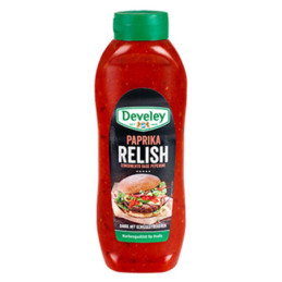 Salsa relish paprika bottiglia plastica squeezer ml 875 Develey.jpg