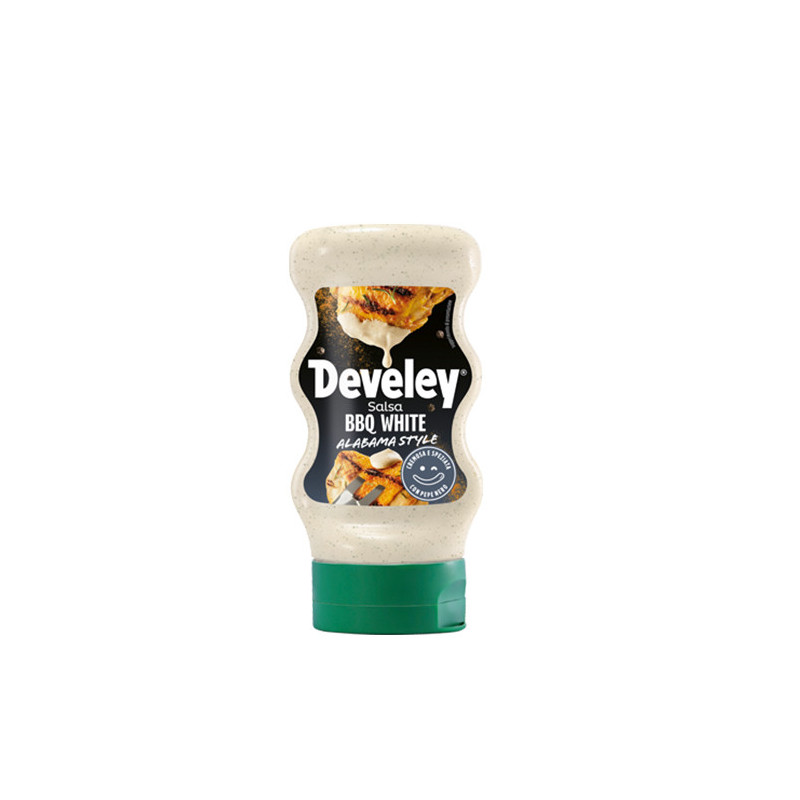 Salsa BBQ White bottiglia plastica queezer ml 410 Develey.jpg