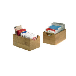 Vaschetta portabustine in bamboo cm7x11x5.5h confezione 6 pz Leone.jpg