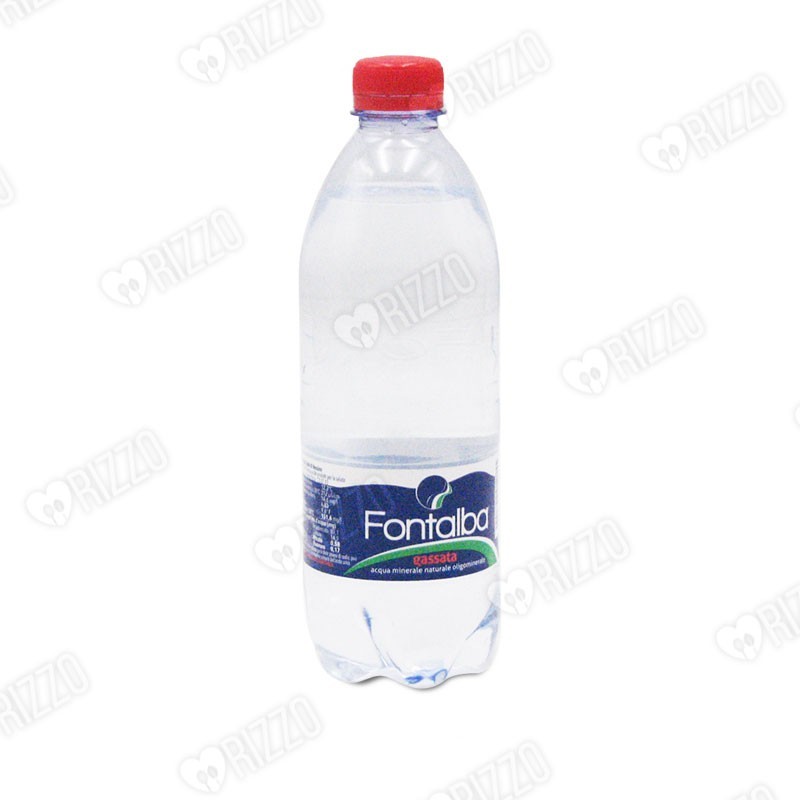 Acqua frizzante bottiglia plastica cl 500 in confezioni da 12 bottigliette  Fontalba