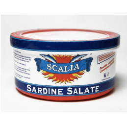 Sardine salate scapate contenitore in plastica kg 2 Scalia