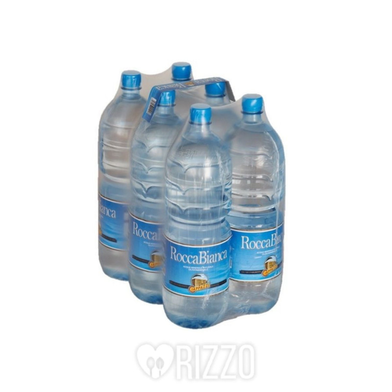 Bottiglia d'acqua da 2 litri - Tutta bianca
