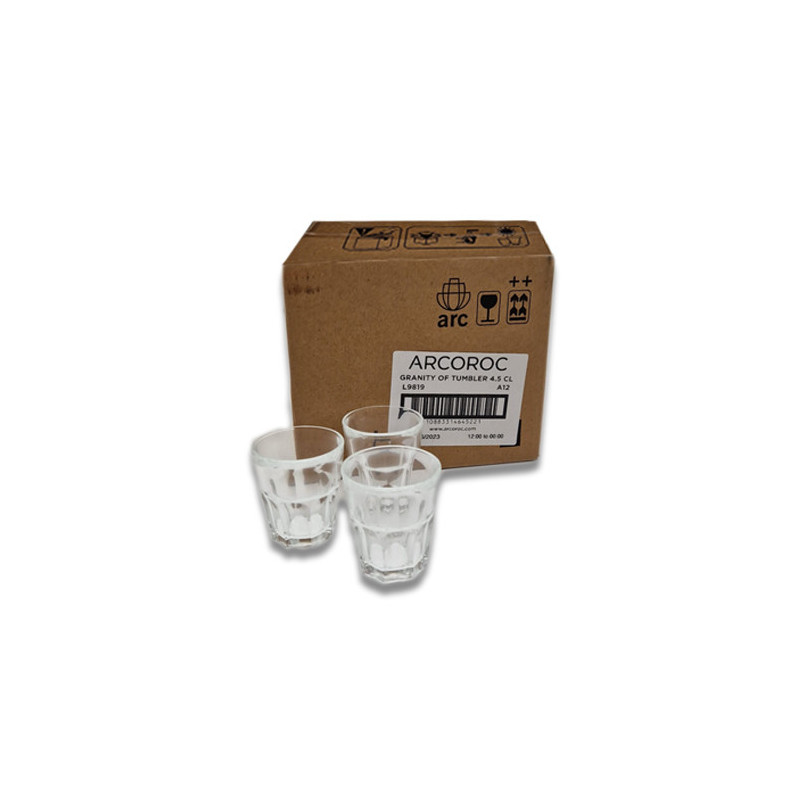 Bicchiere tumbler liquore Granity cl 4,5 pacco pezzi 12 Arcoroc.jpg